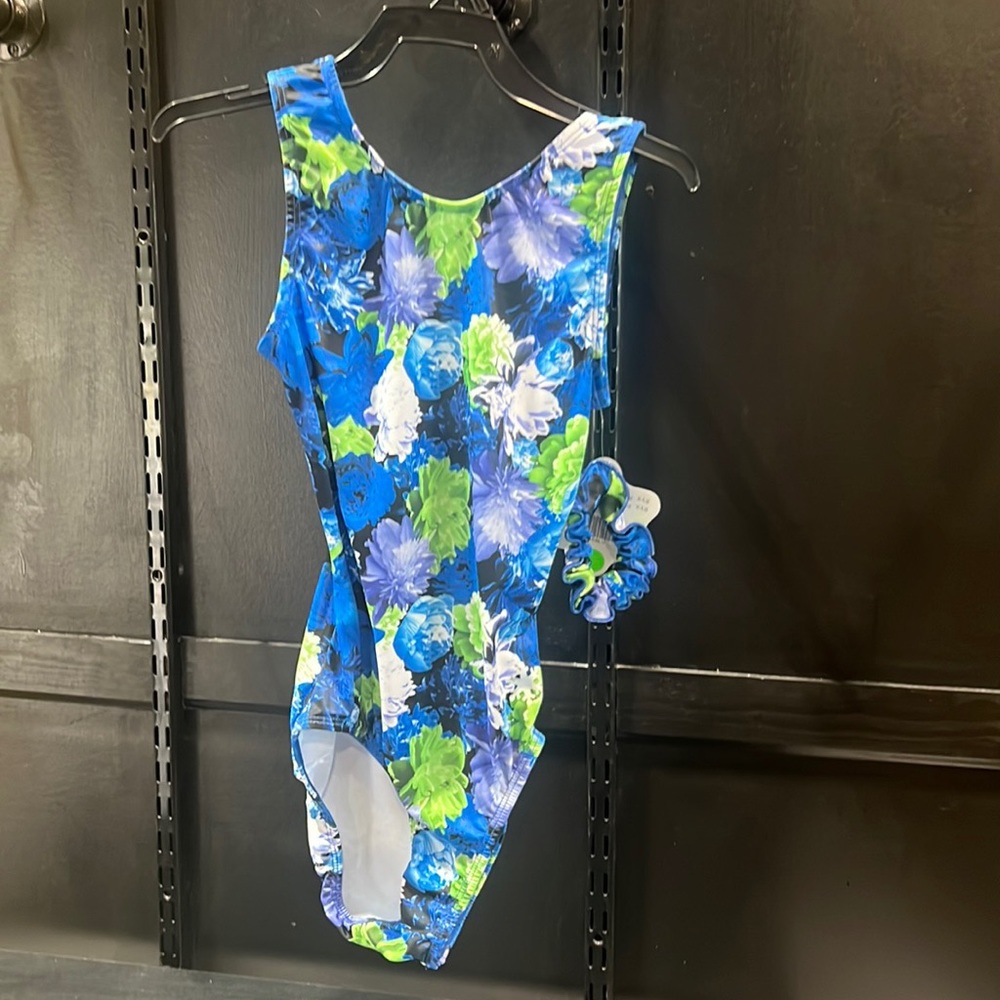 Brand leotard.  Adult small.  Snowflake